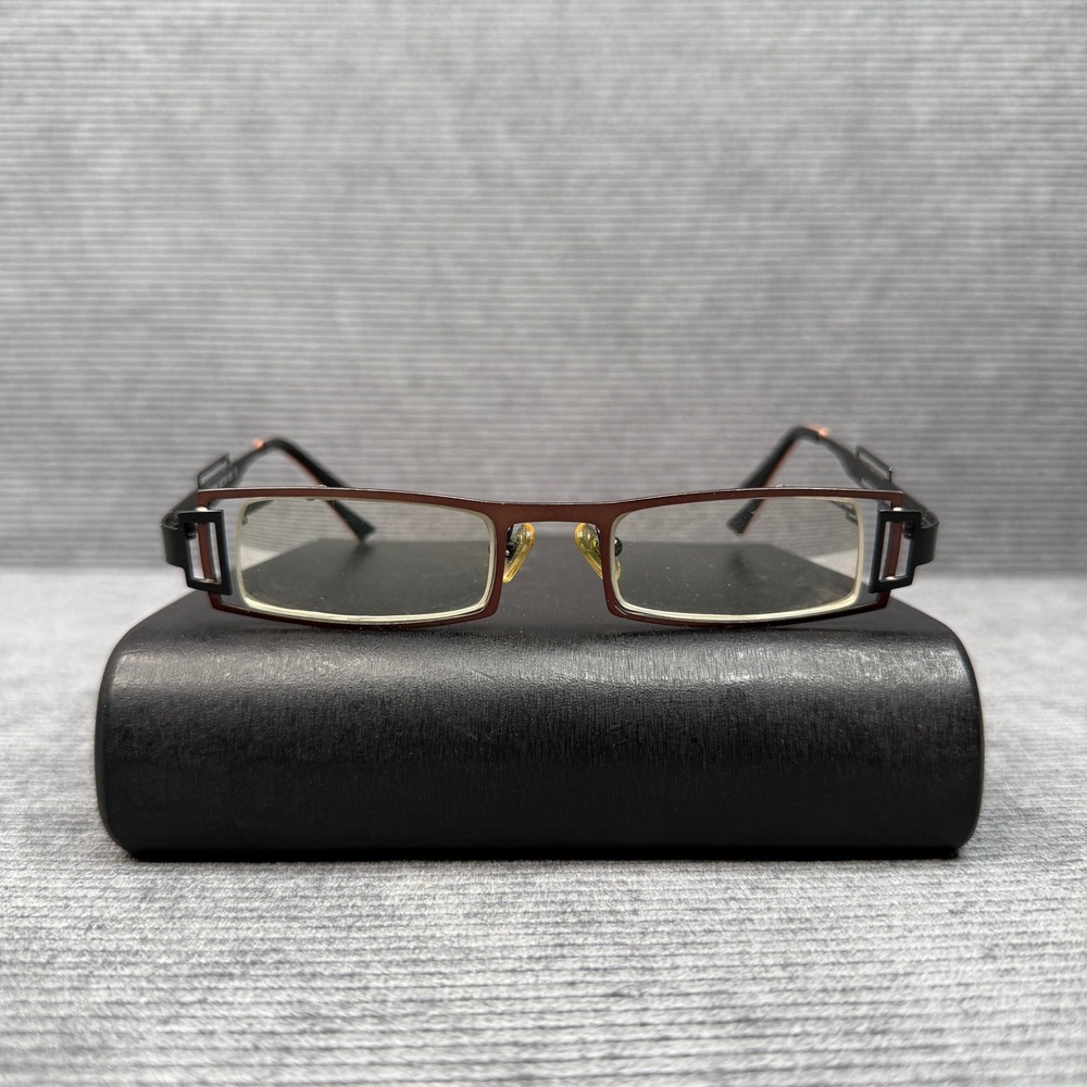 Madonna Nudes 1979 USA Y2K Eyeglasses MD3070 Brown  Rectangular Frame 44-19-135
